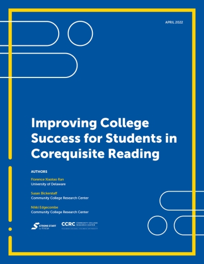 Improving College Success for Students in Corequisite Reading
