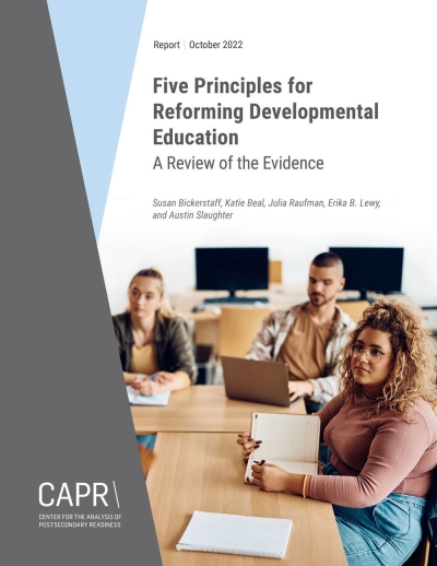 Five Principles for Reforming Developmental Education: A Review of the Evidence