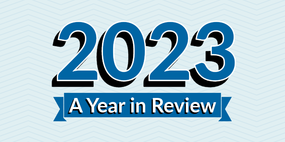 Banner that reads: 2023: A Year in Review