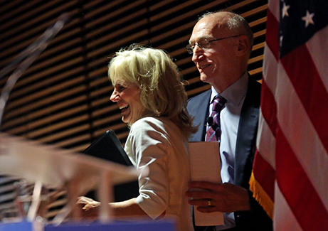Jill Biden and Thomas Bailey