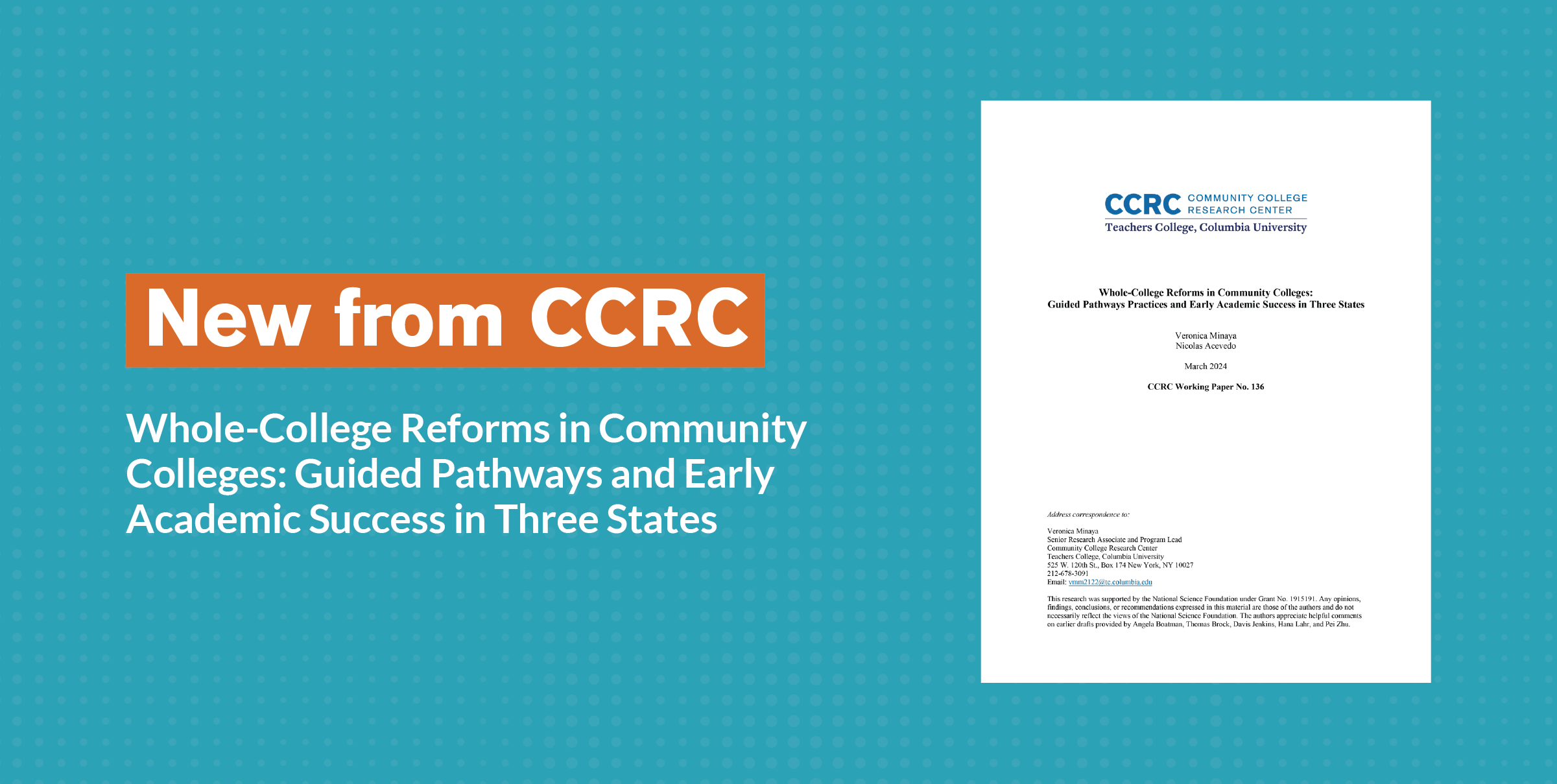 Whole-college Reforms In Community Colleges: Guided Pathways Practices 