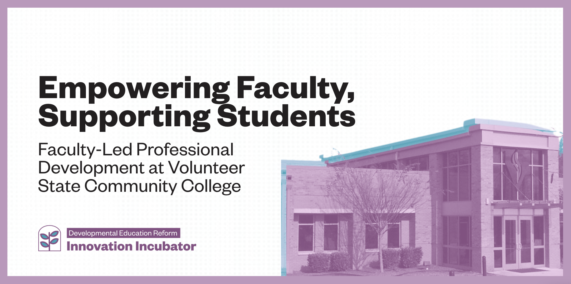 Faculty-Led Professional Development at Volunteer State Community College