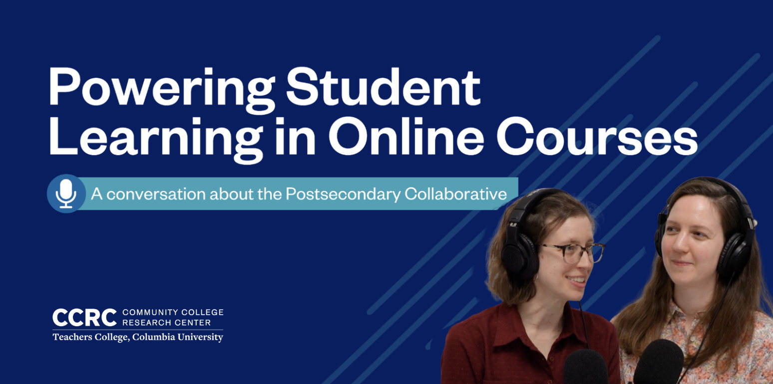 Banner reads: powering student learning in online courses